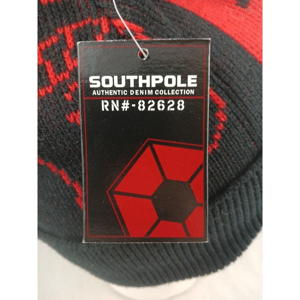 Vintage Southpole Authentic Denim Collection Y2K Cuffed Beanie Hat-NEW w/Tags!